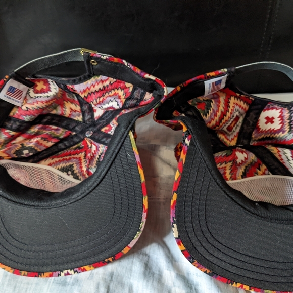 (2) Jan-bar Leather Strap Hats - Picture 4 of 4